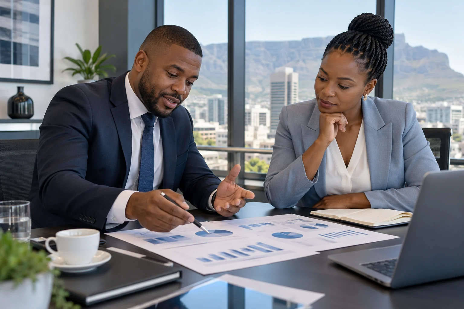 Reporting & Advisory consulting illustration